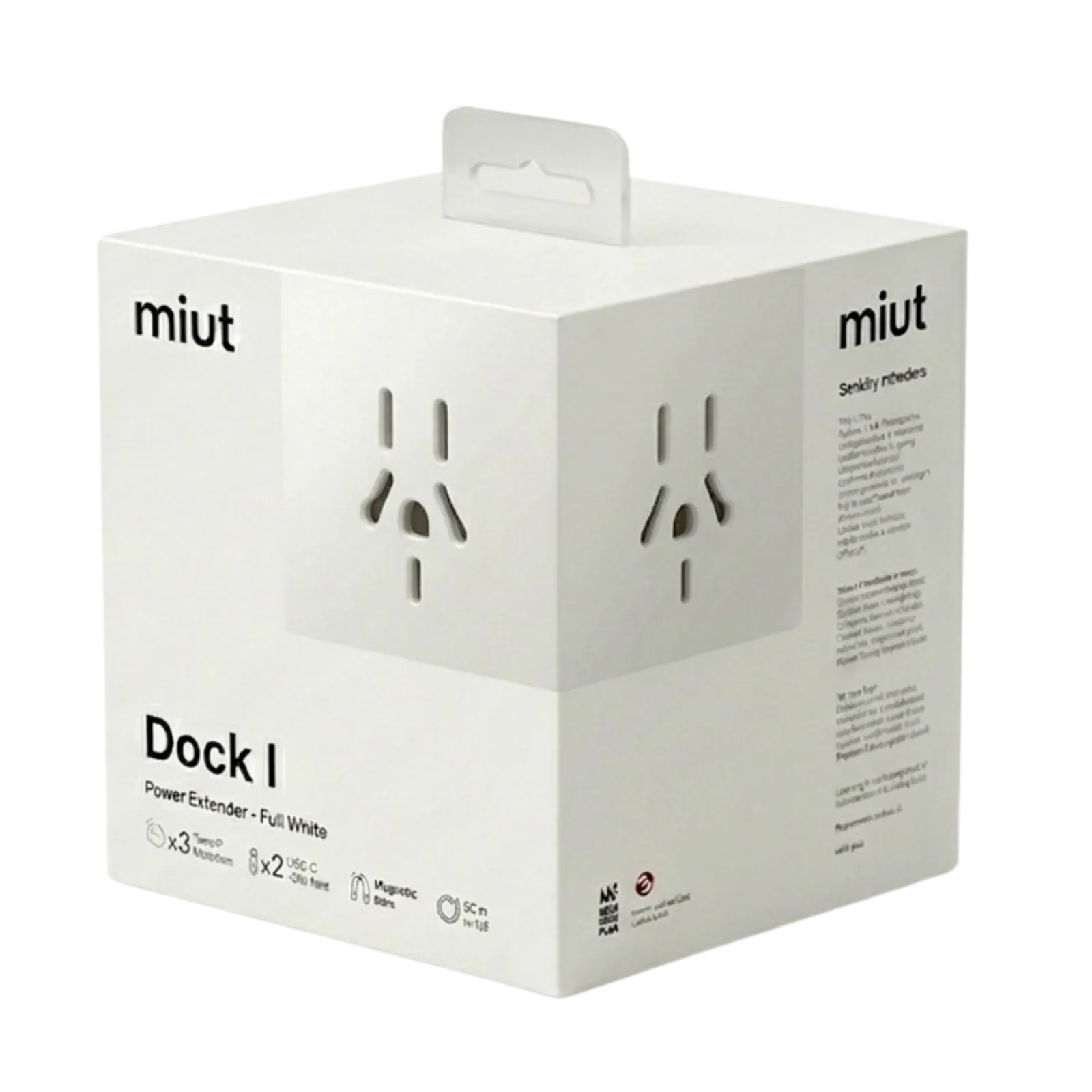 Caja del Dock I en color Blanco