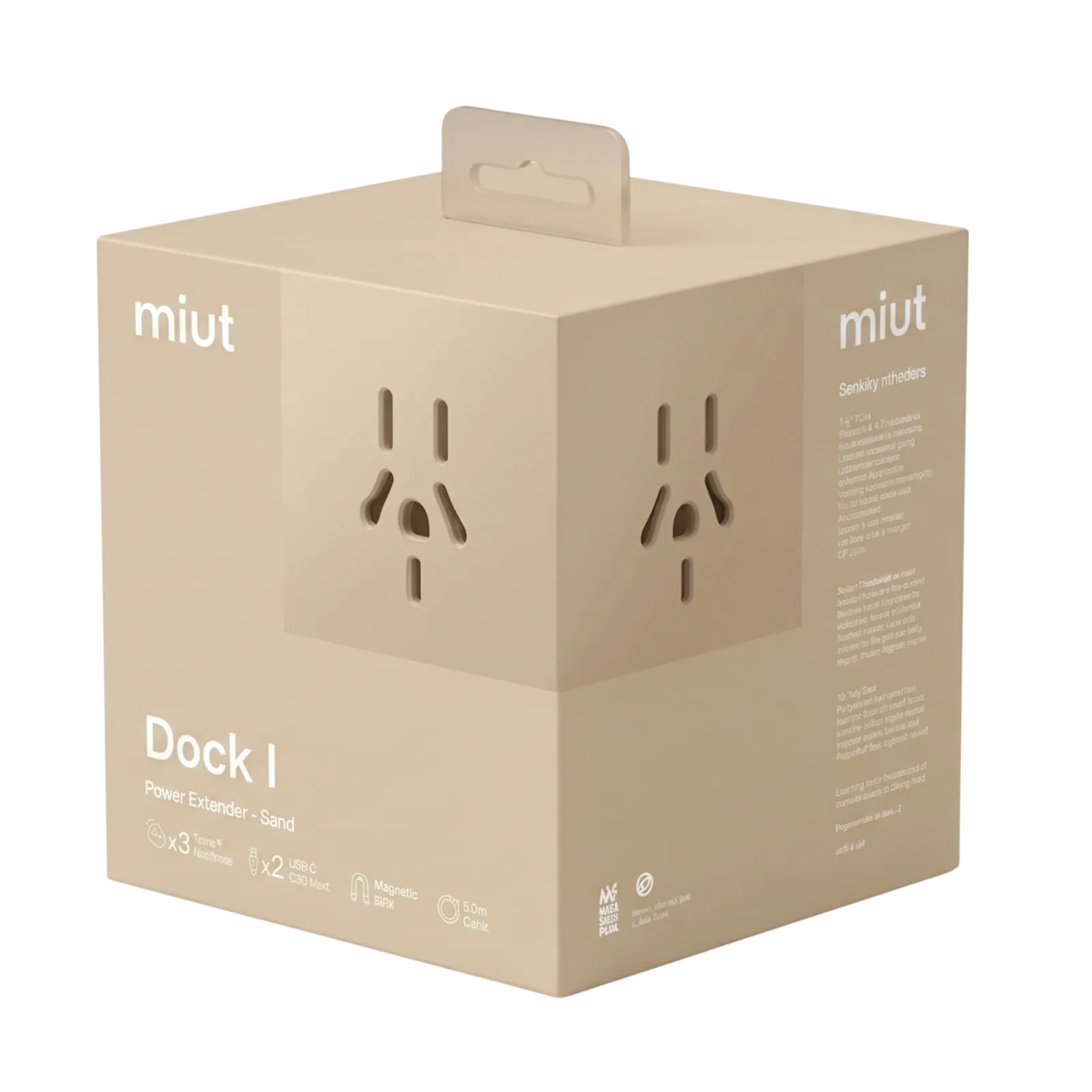 Caja del Dock I en color Arena