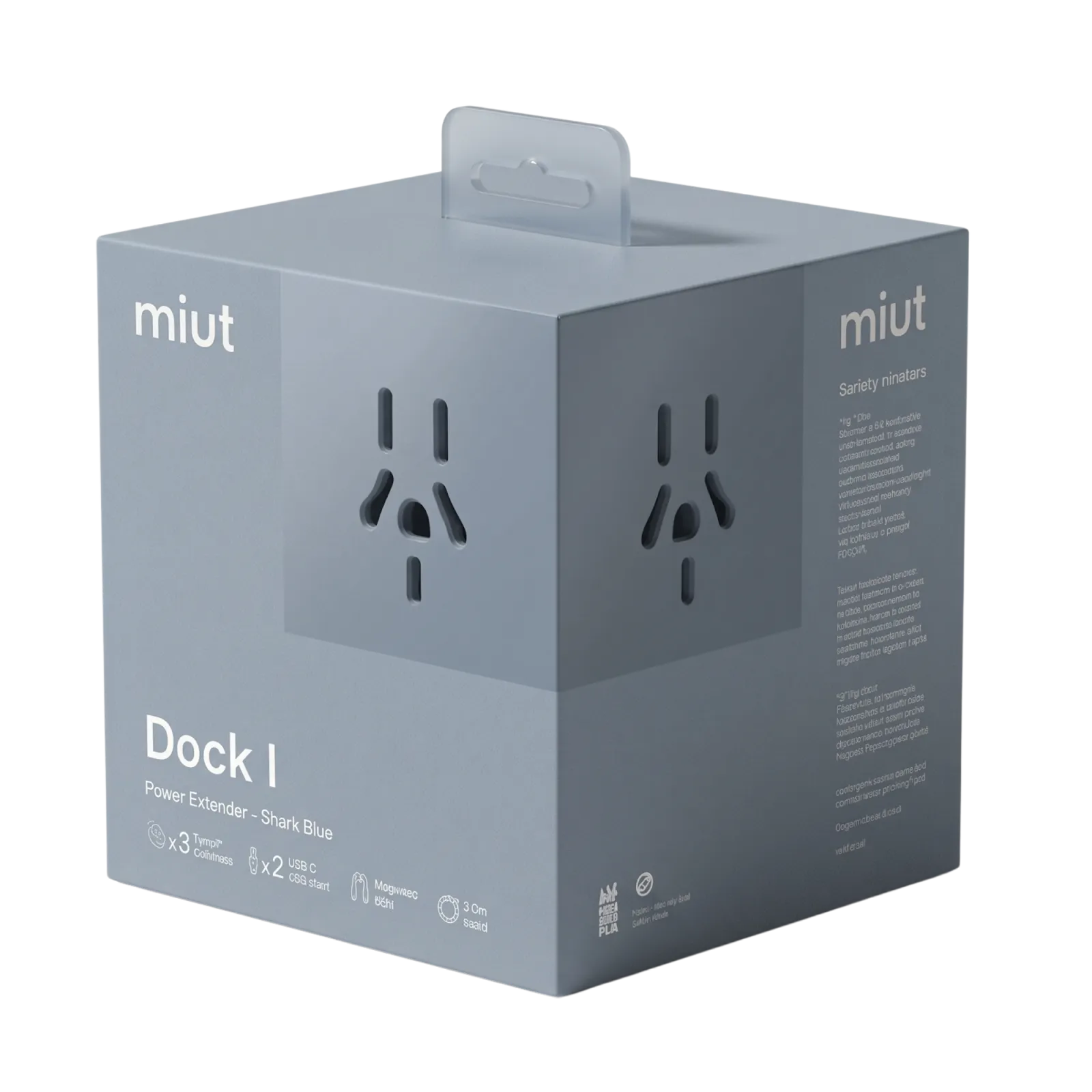 Caja del Dock I en color Azul