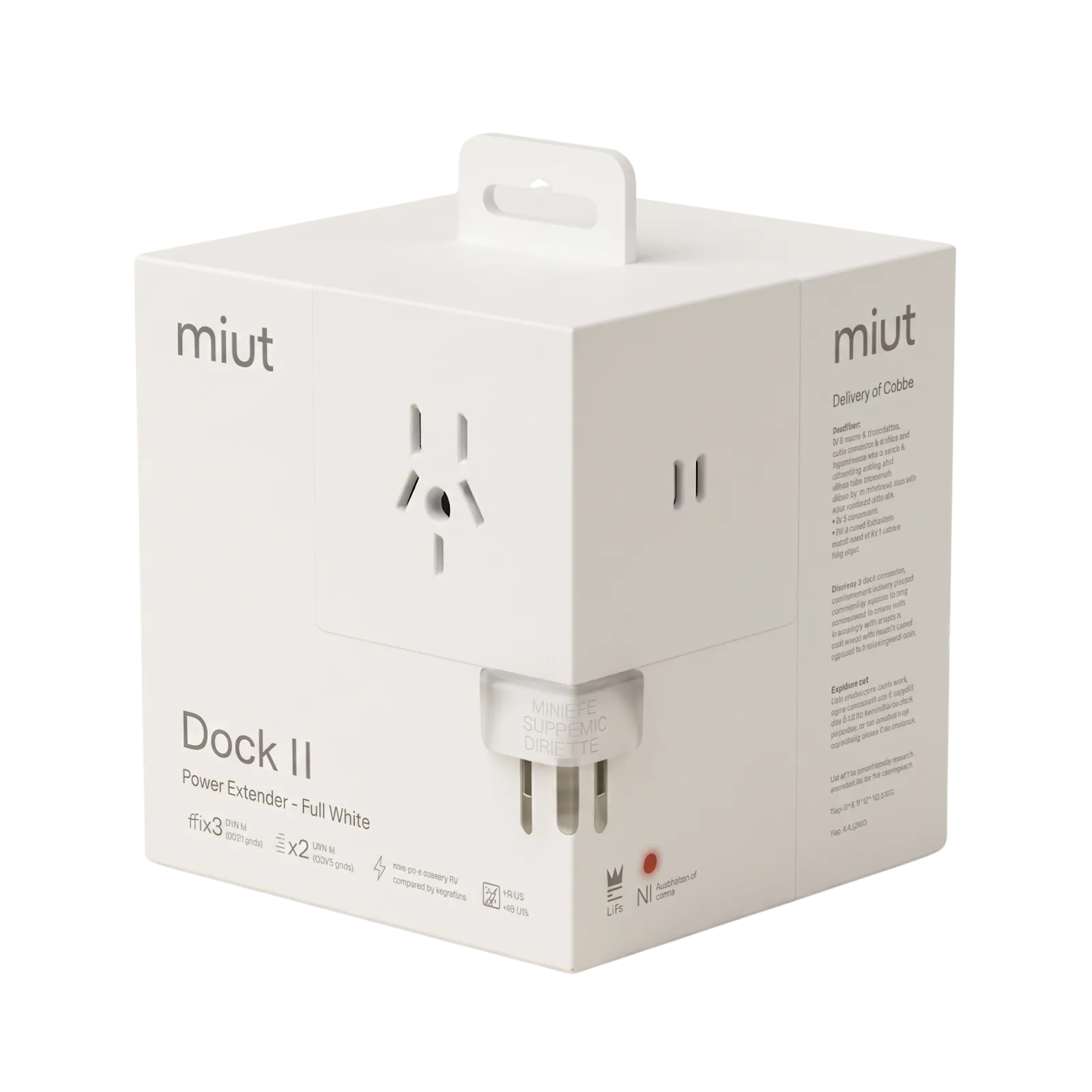 Caja del Dock II en color Blanco