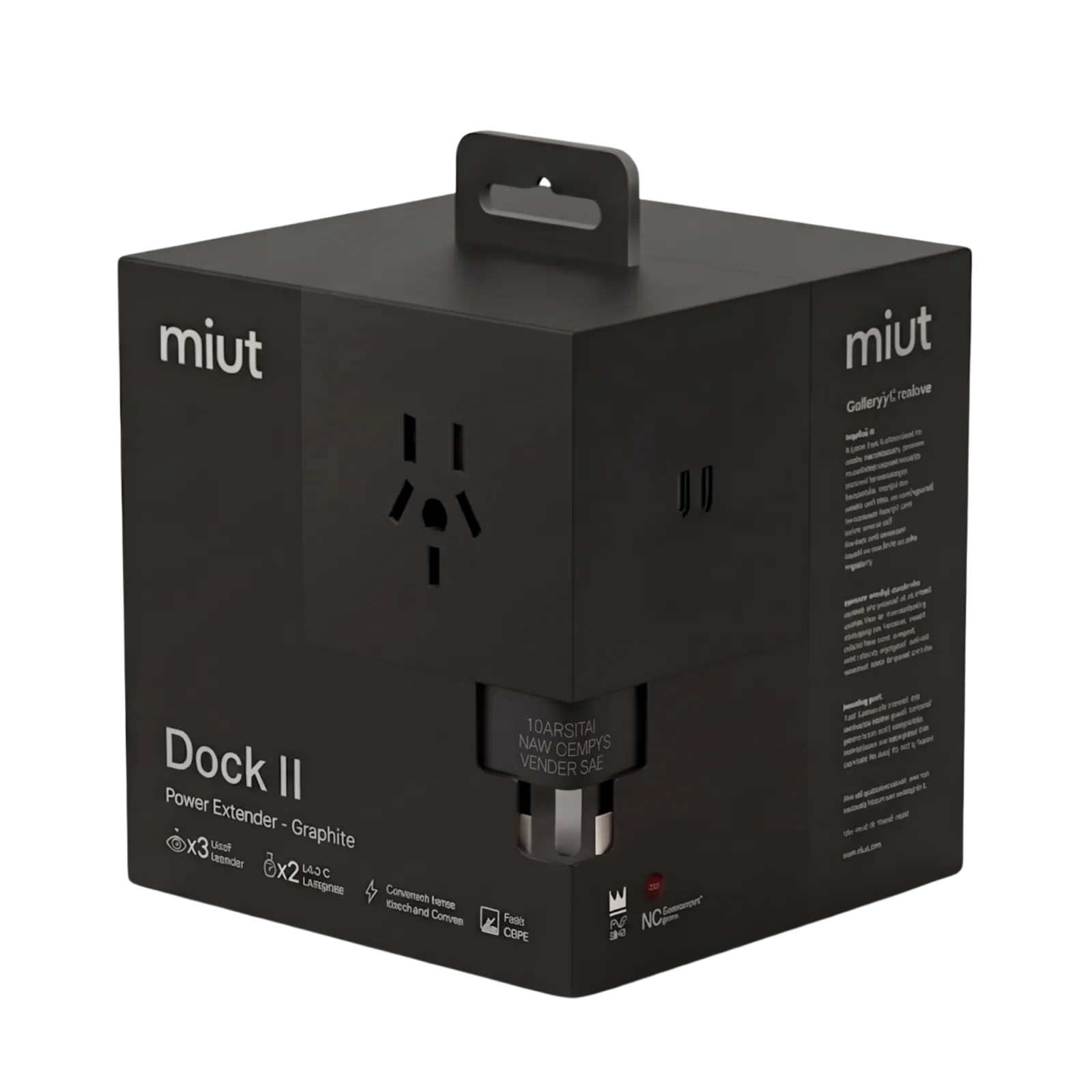 Caja del Dock II en color Grafito