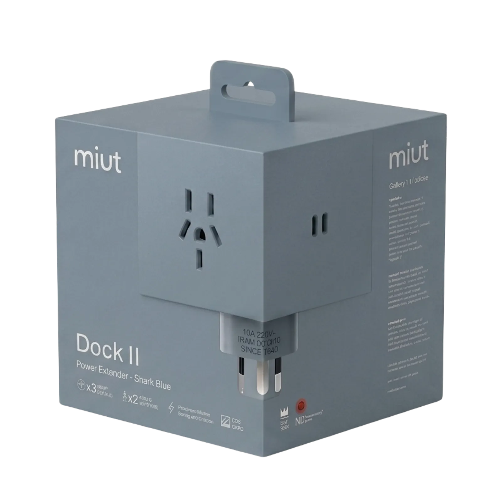 Caja del Dock II en color Azul